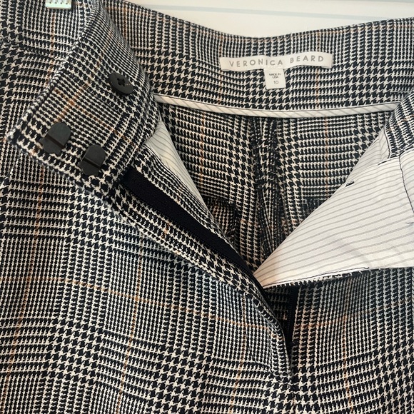 Veronica Beard Gemini Check Crop Pants - Picture 5 of 7